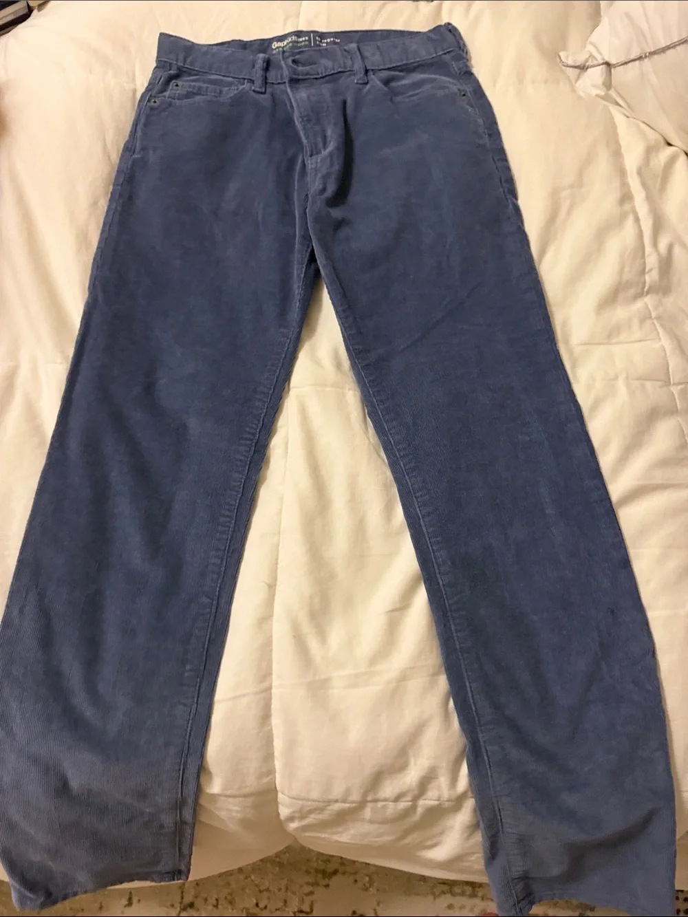 Corduroy Boys Pants - Blue